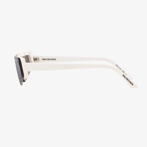 Balenciaga White/Silver Women's Sunglasses